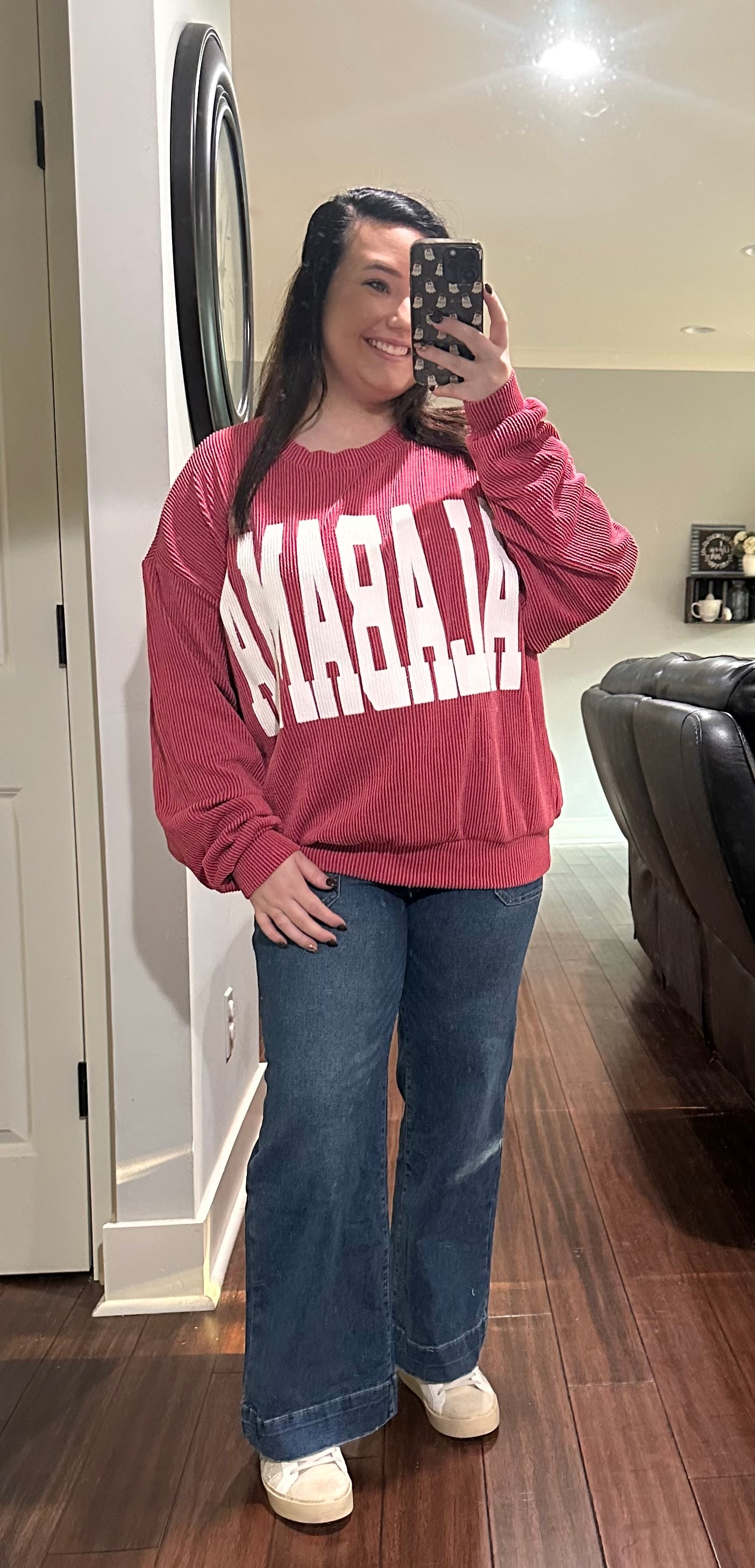 ALABAMA Graphic Print Crewneck