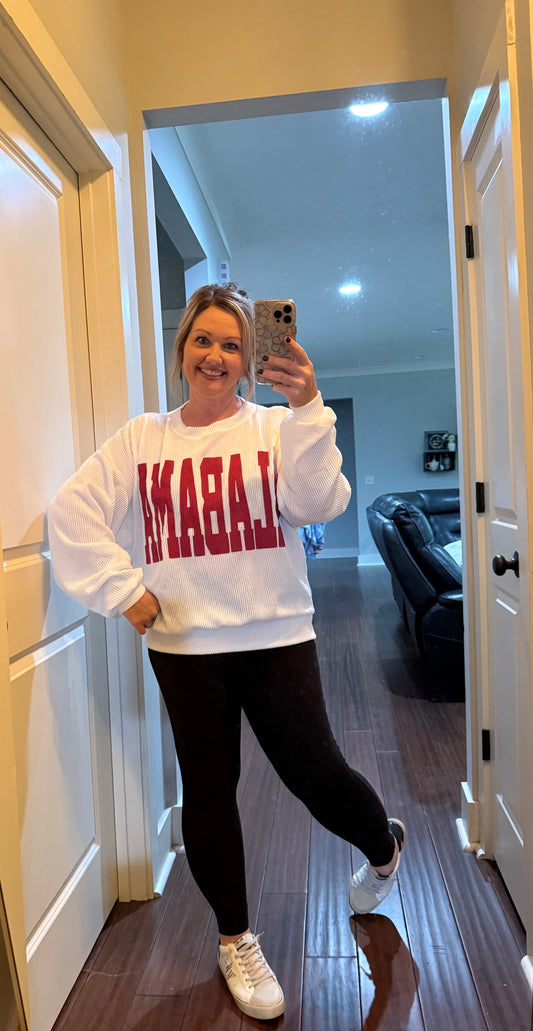 ALABAMA Graphic Print Crewneck
