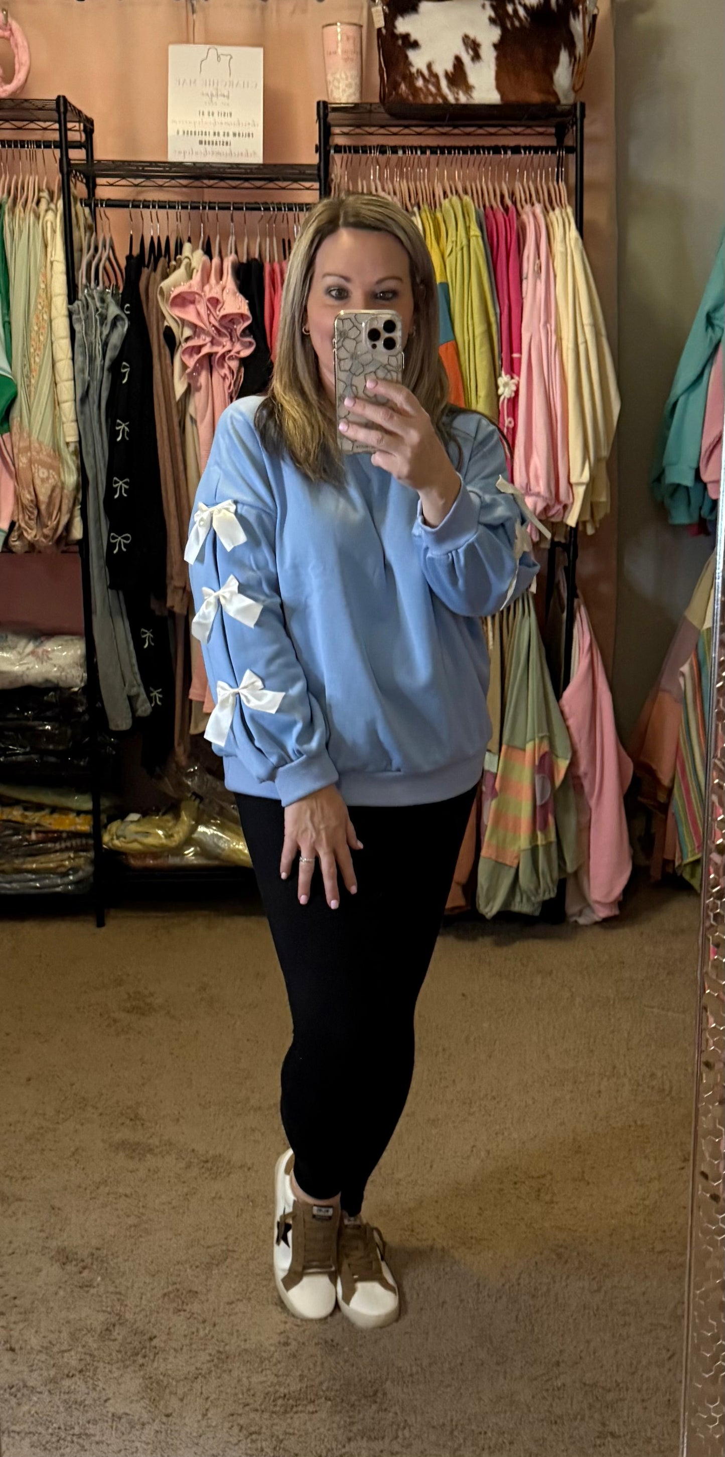 MONICA BOW PULLOVER