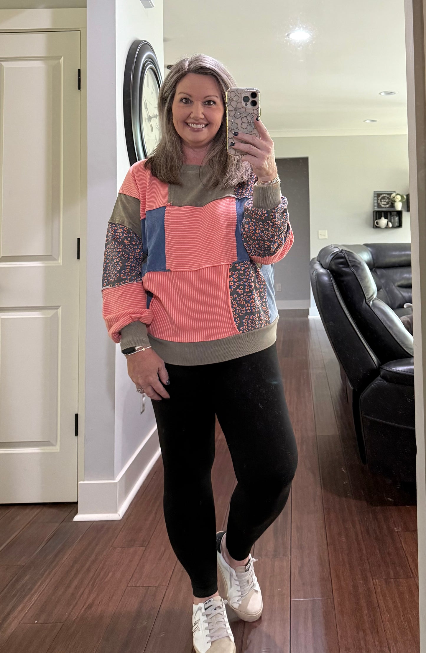 NADIA PATCHWORK PULLOVER