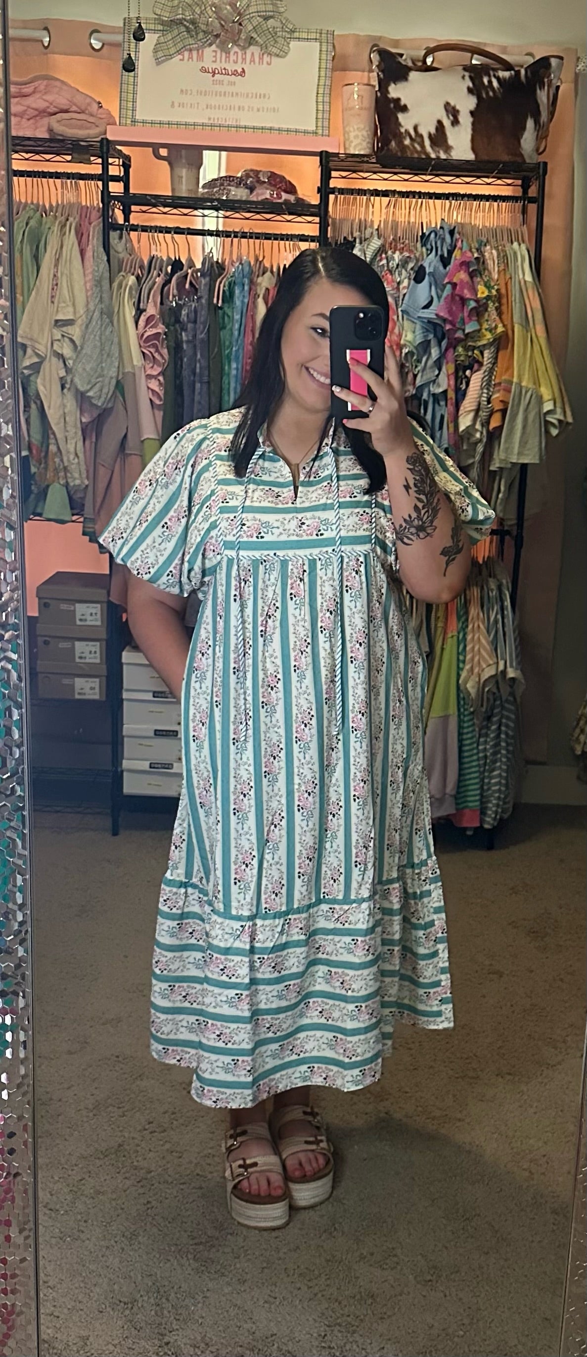 BOHO FLORAL DRESS