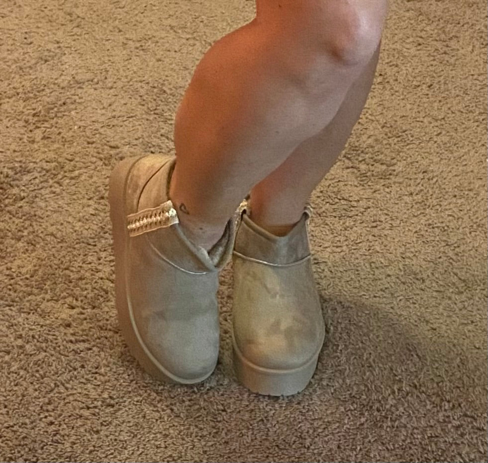 FUR LINED ANKLE BOOTIES