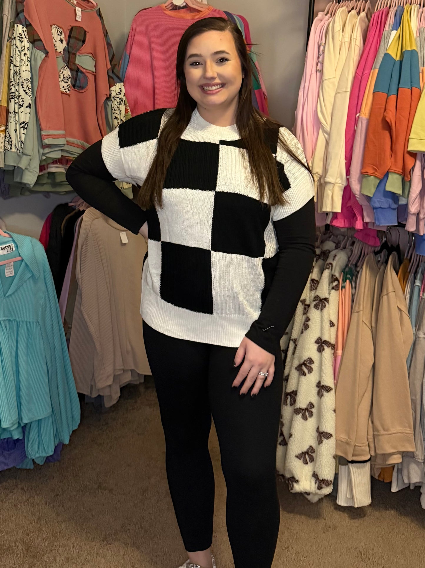 LILLY SHORT SLEEVE SWEATER