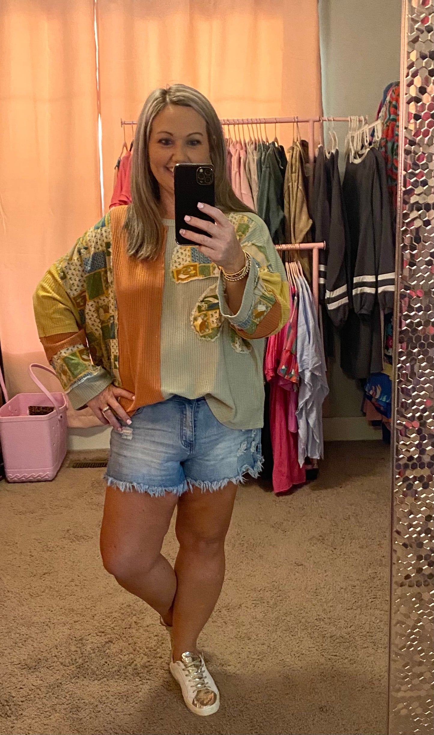 THERMAL FLOWER PULLOVER