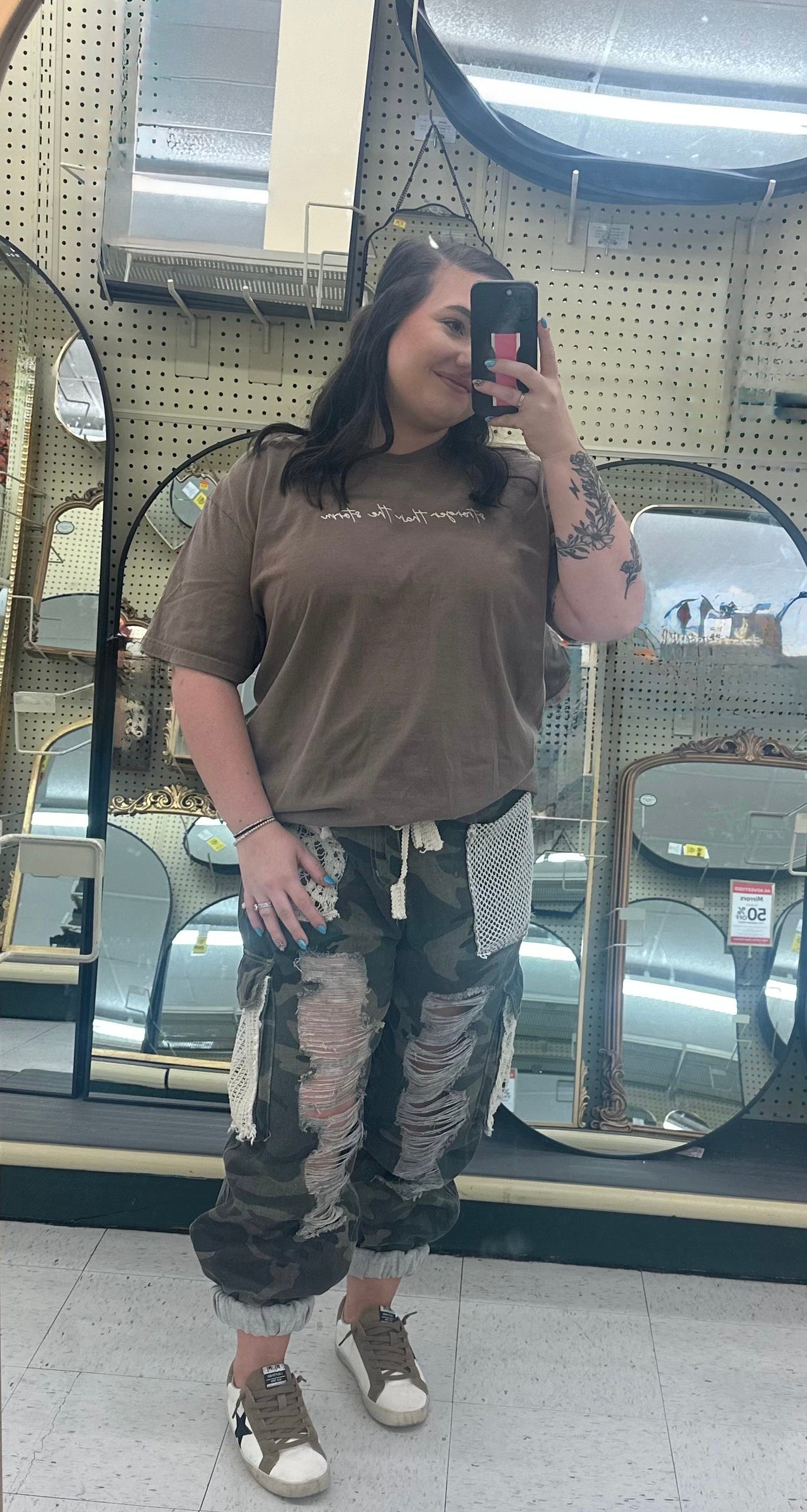 JANE CAMO JOGGER PANTS