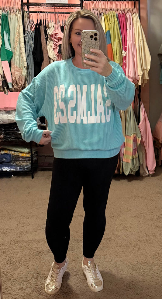 PSALMS 23 RIBBED PULLOVER