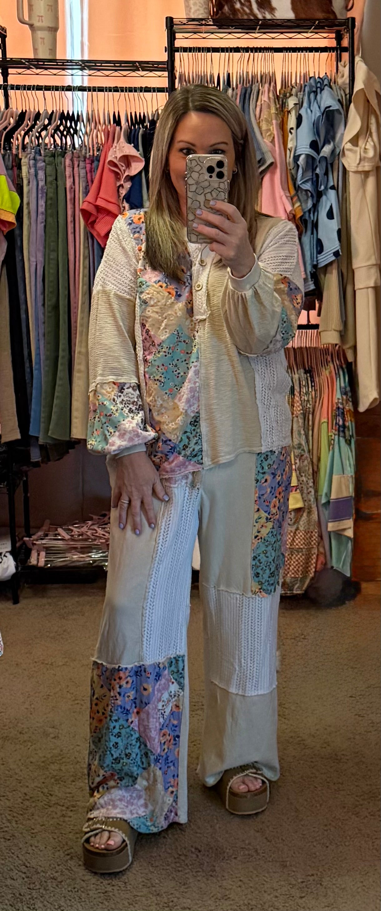 RUBY FLORAL BOHO PANTS