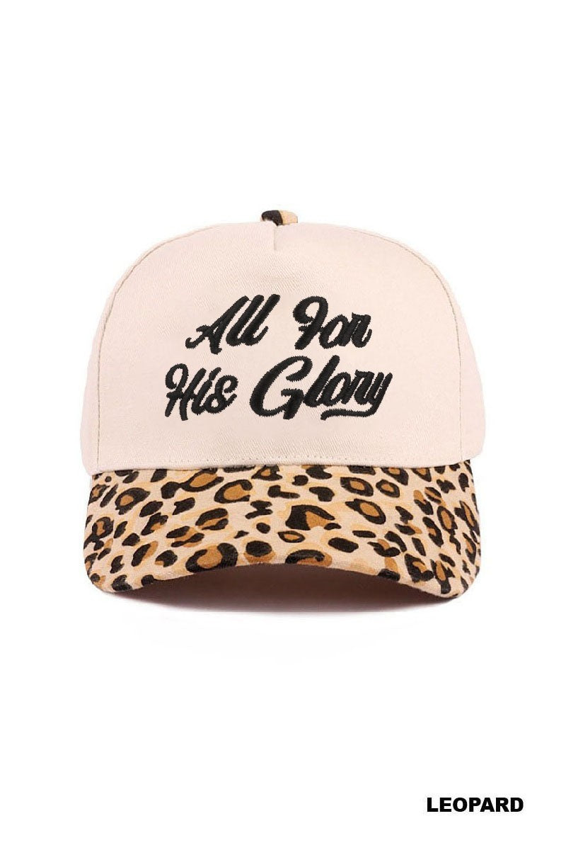 ALL FOR HIS GLORY HAT