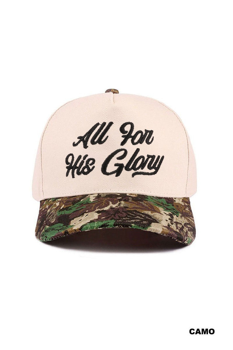 ALL FOR HIS GLORY HAT