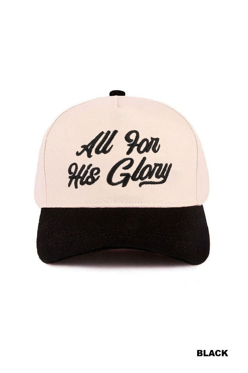 ALL FOR HIS GLORY HAT