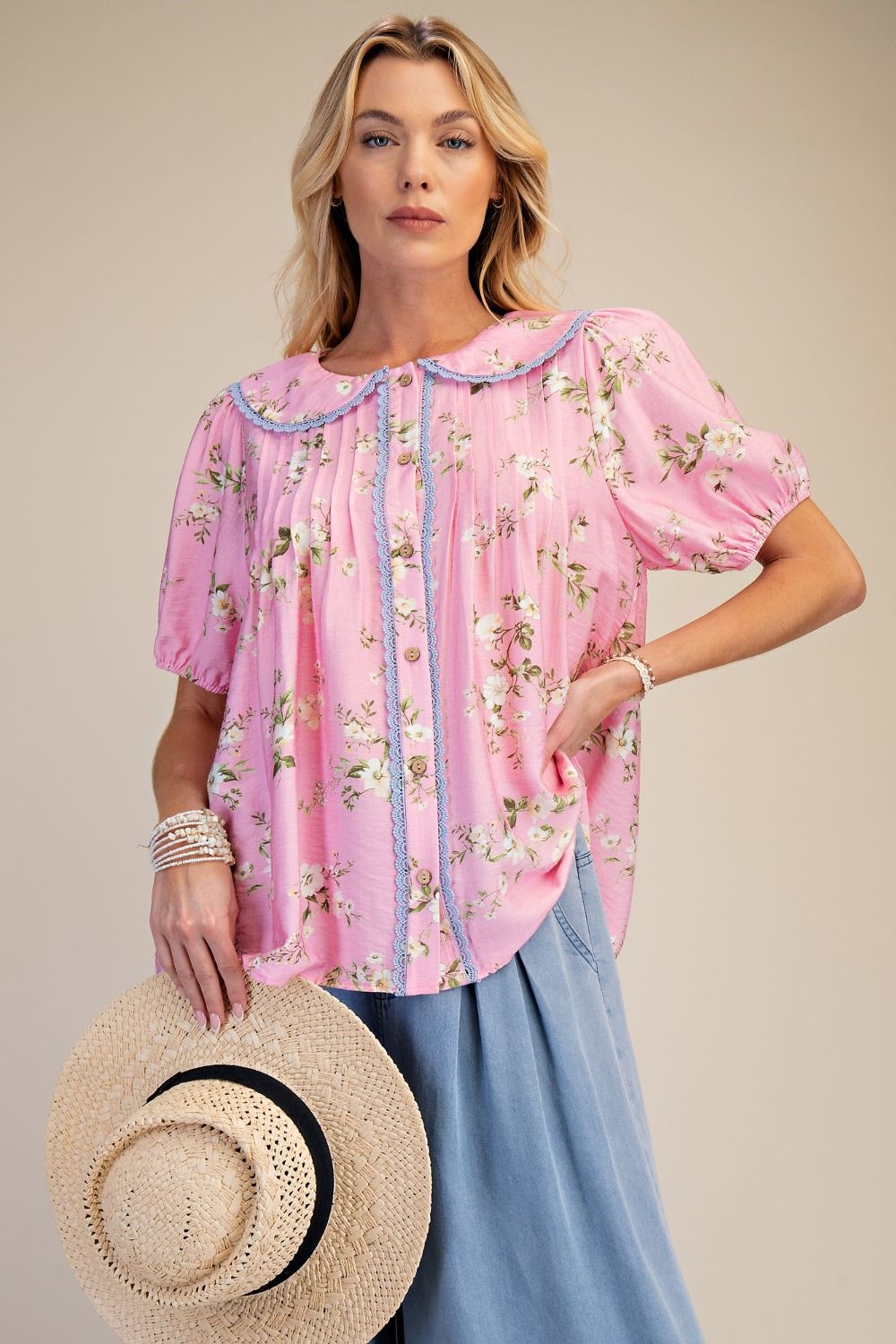 BOTANICAL PATTERN TOP