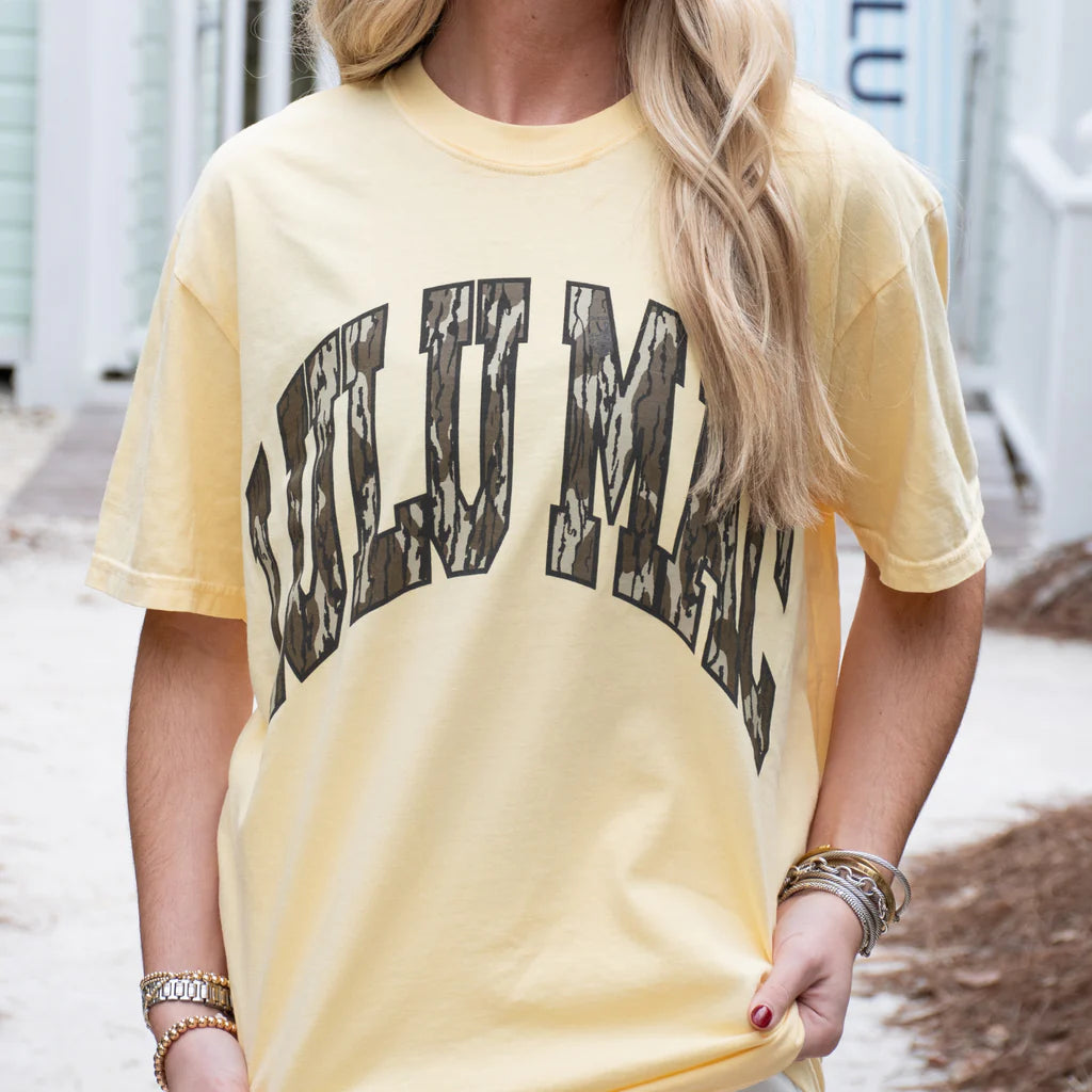 LULU MAC MOSSY OAK TEE