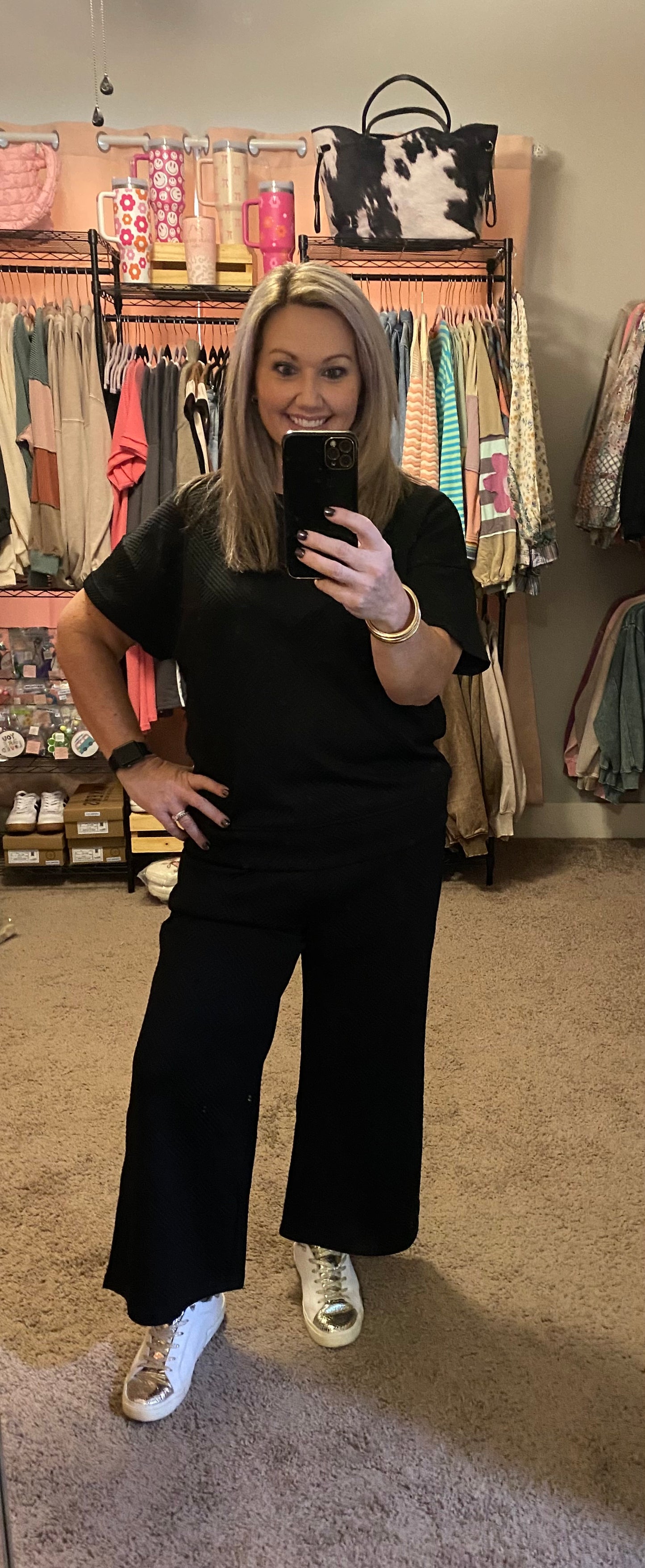 TRINA TOP AND PANTS SET