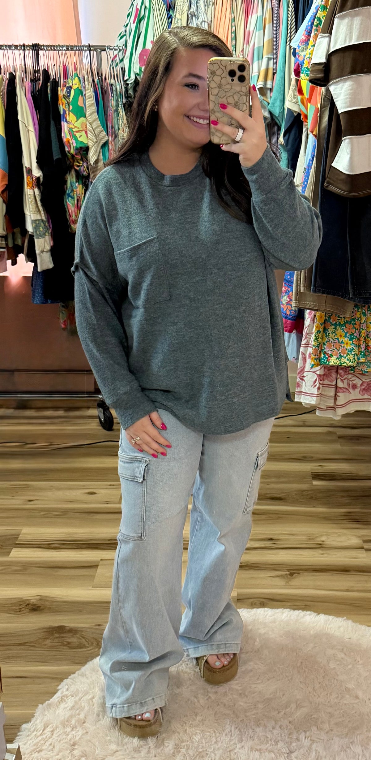 MAGGIE MELANGE SWEATER