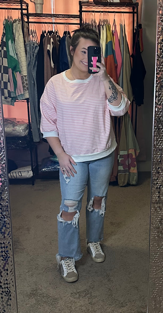 BETTY STRIPED TOP