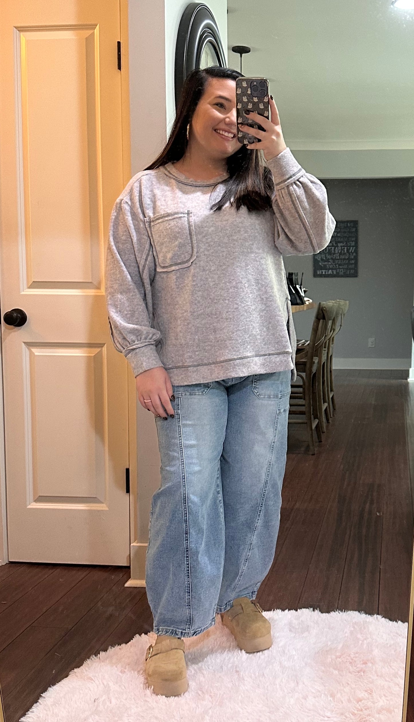 MAGGIE MELANGE SWEATER