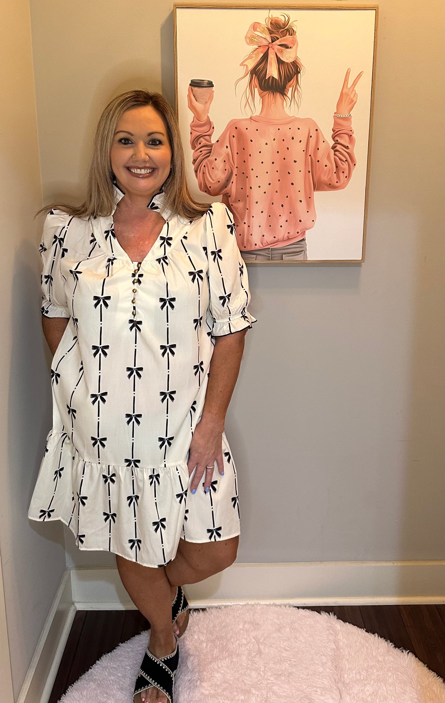 SADIE BOW DRESS