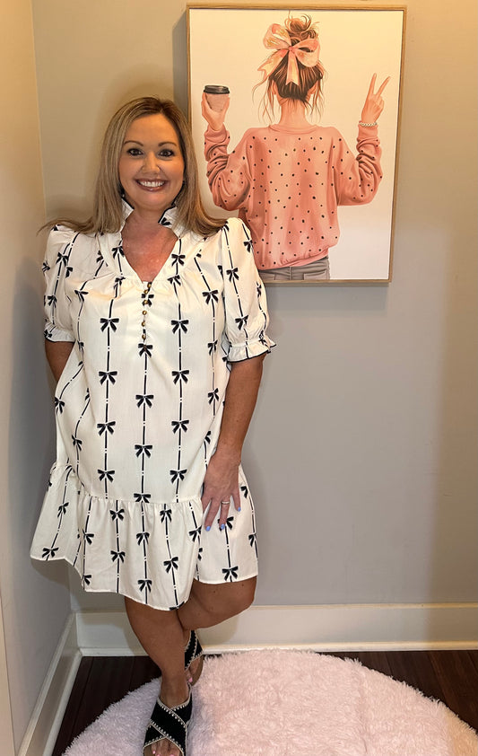 SADIE BOW DRESS