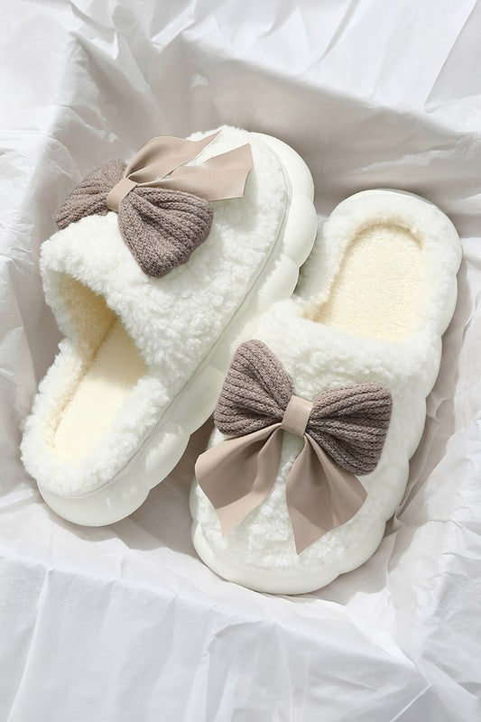 BOW KNOT SLIPPERS