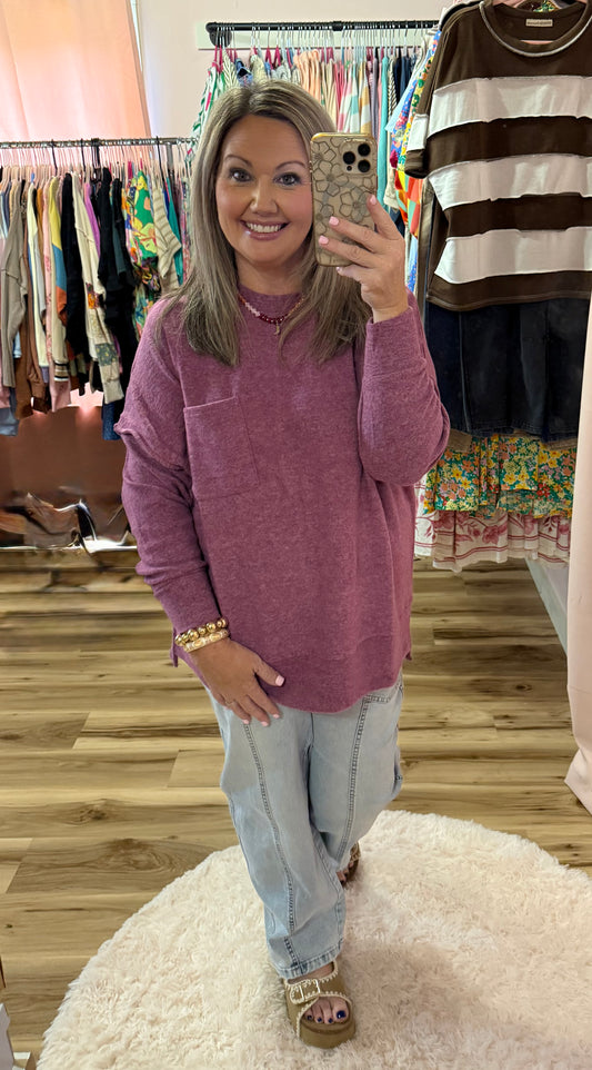 MAGGIE MELANGE SWEATER