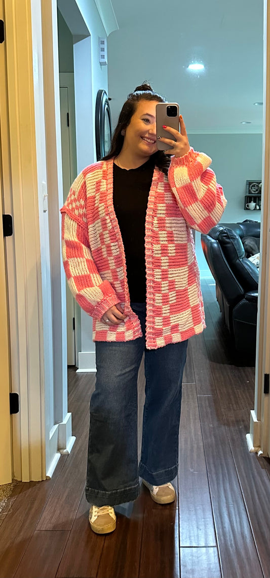 LOOSE FIT CHUNKY CARDIGAN