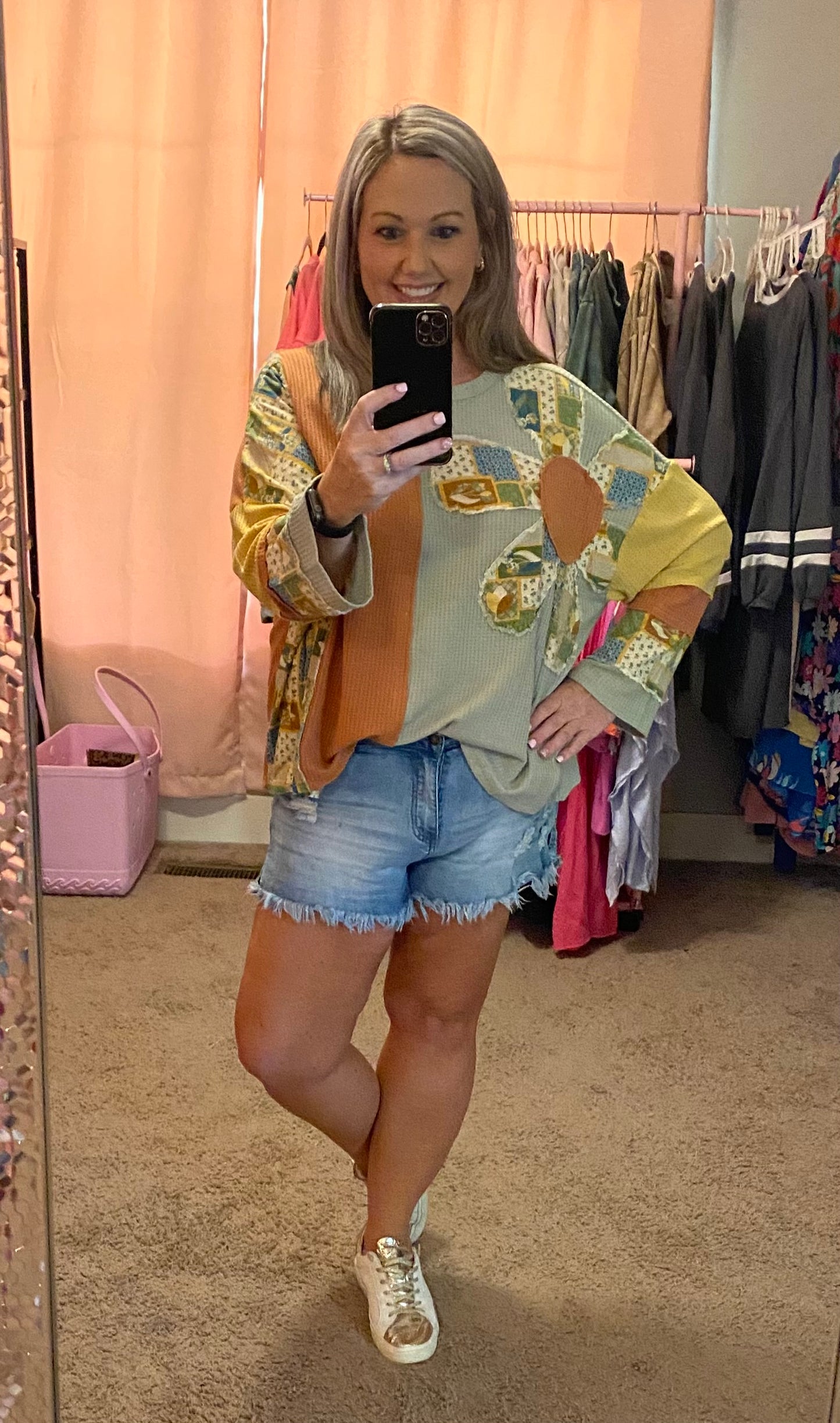 THERMAL FLOWER PULLOVER
