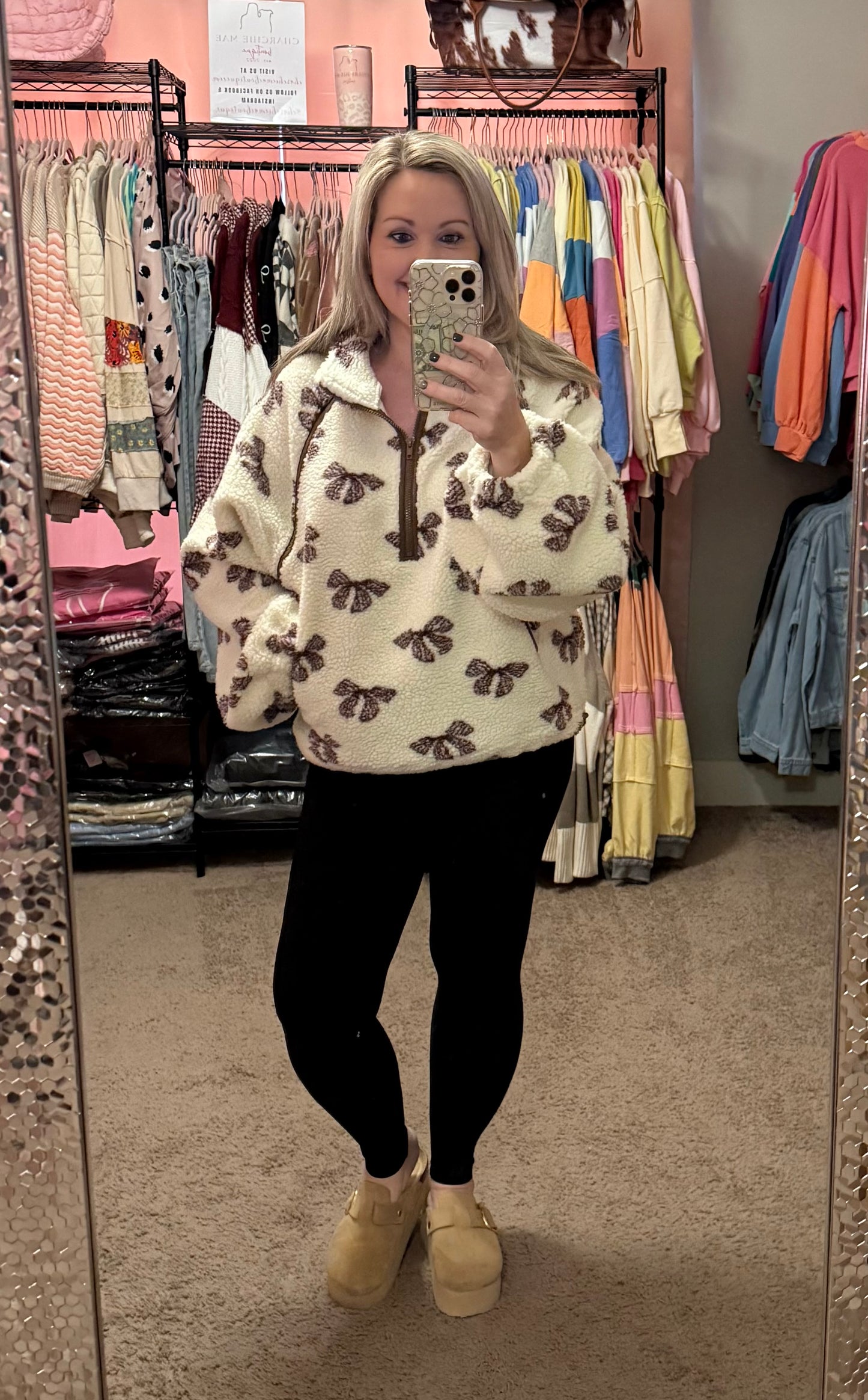 Bow Sherpa Pullover