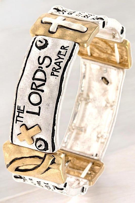 MESSAGE HAMMERED BRACELET
