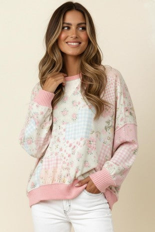 FANCY FLORAL LONG SLEEVE