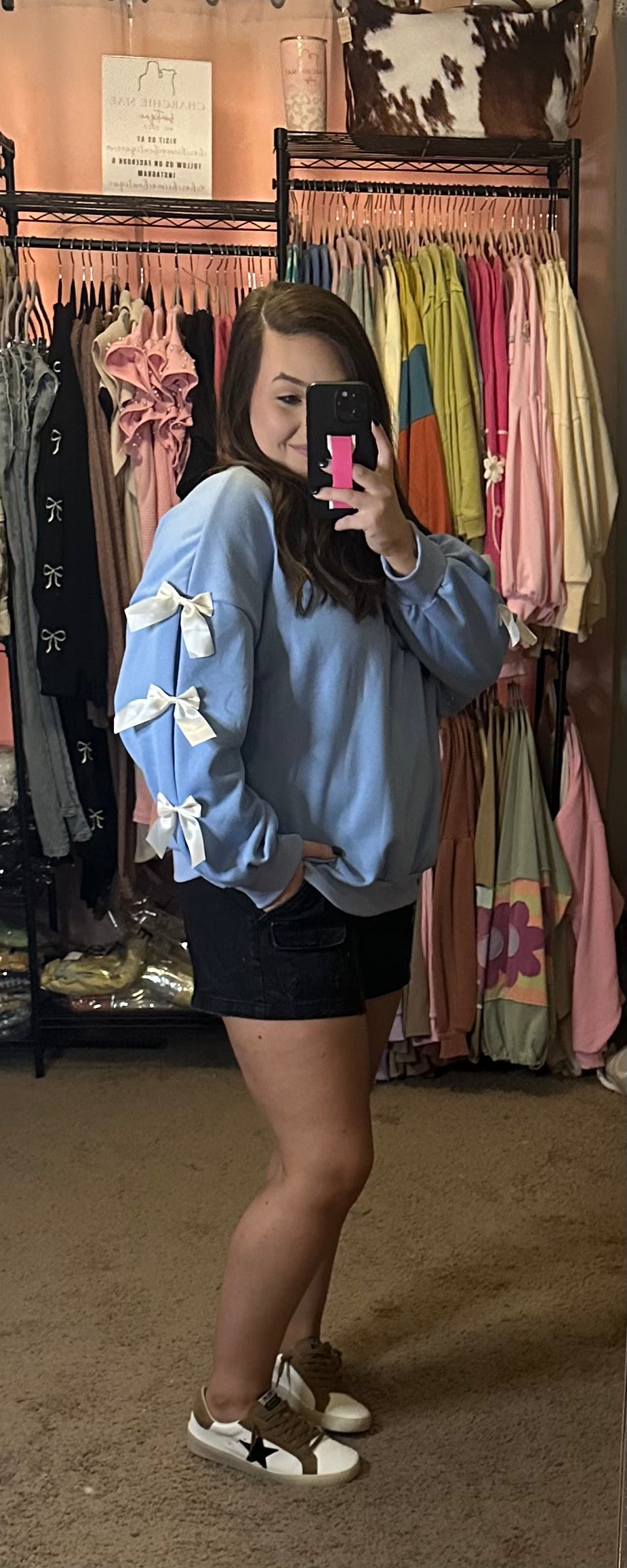 MONICA BOW PULLOVER