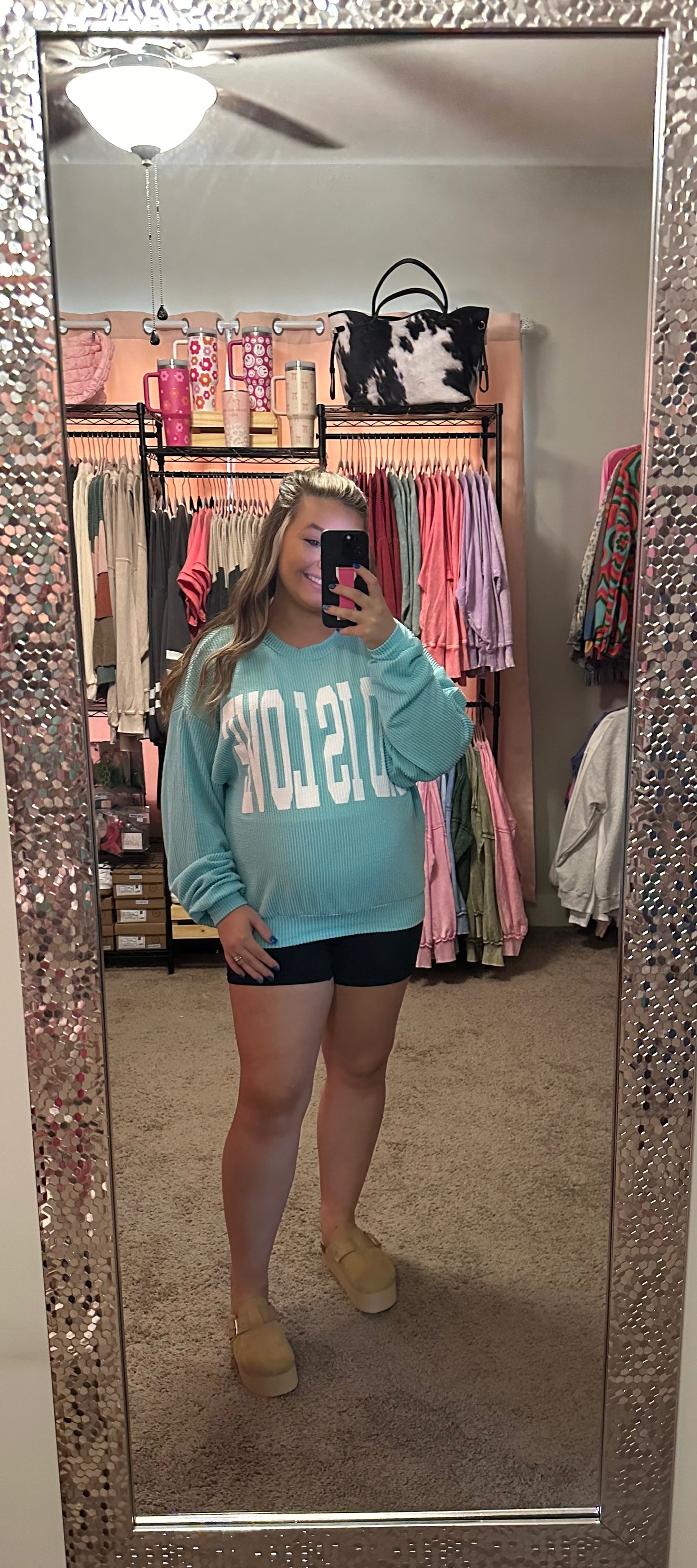 GOD IS LOVE RIBBED PULLOVER