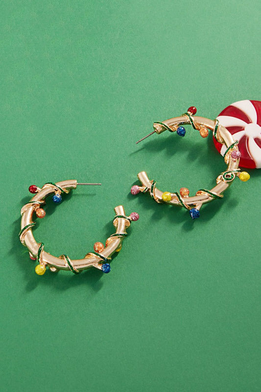 CHRISTMAS LIGHT HOOPS