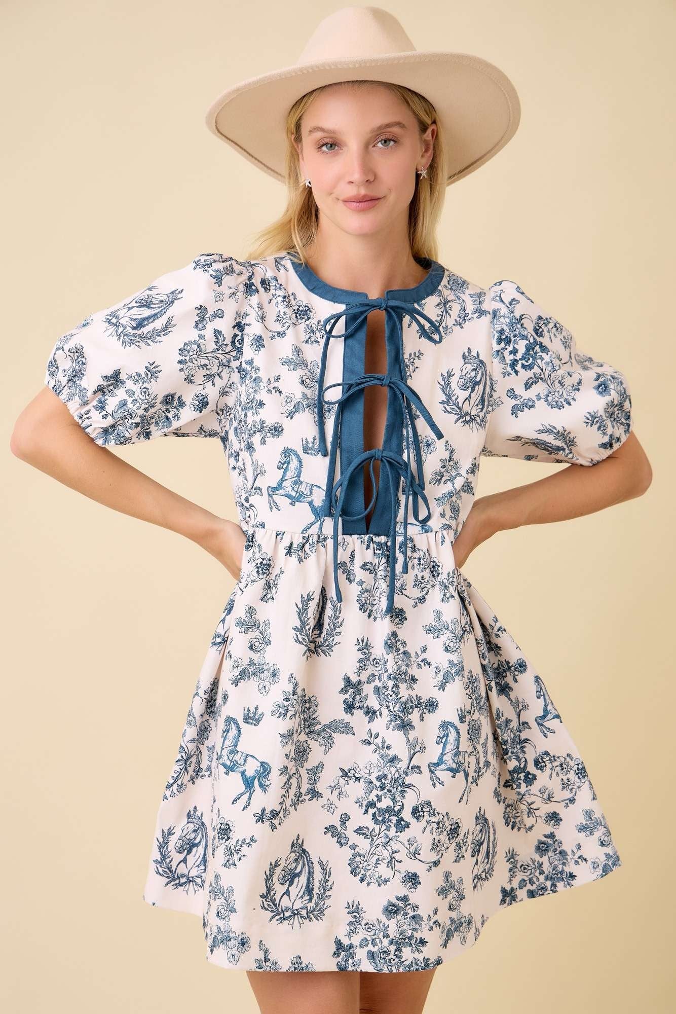 VINTAGE HORSE DRESS