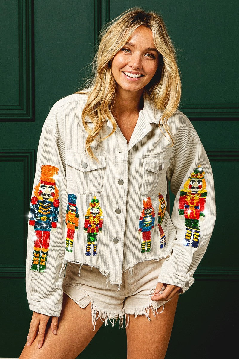 SEQUIN NUTCRACKER JACKET