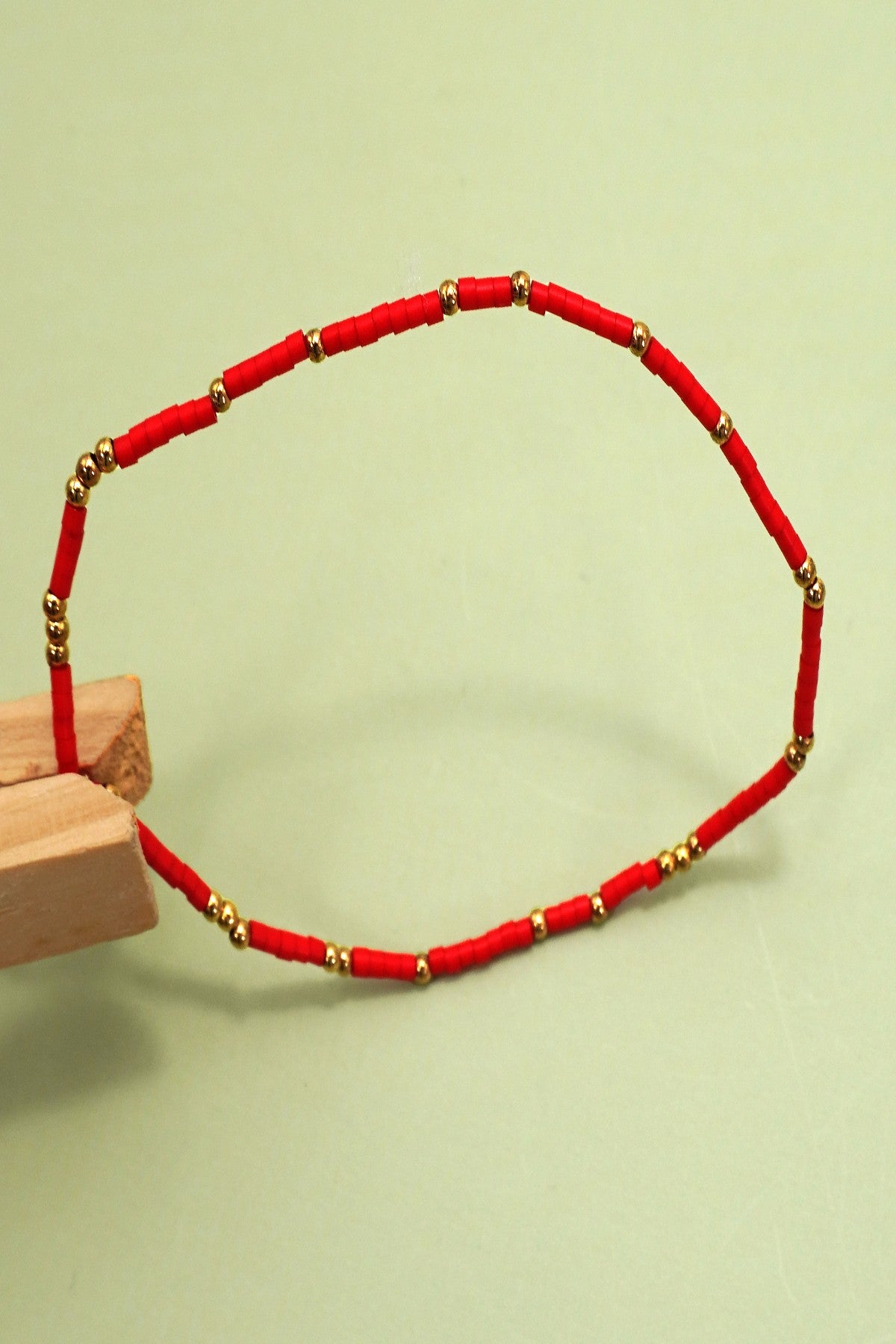 BOHO COLORFUL BALL BEADED BRACELET