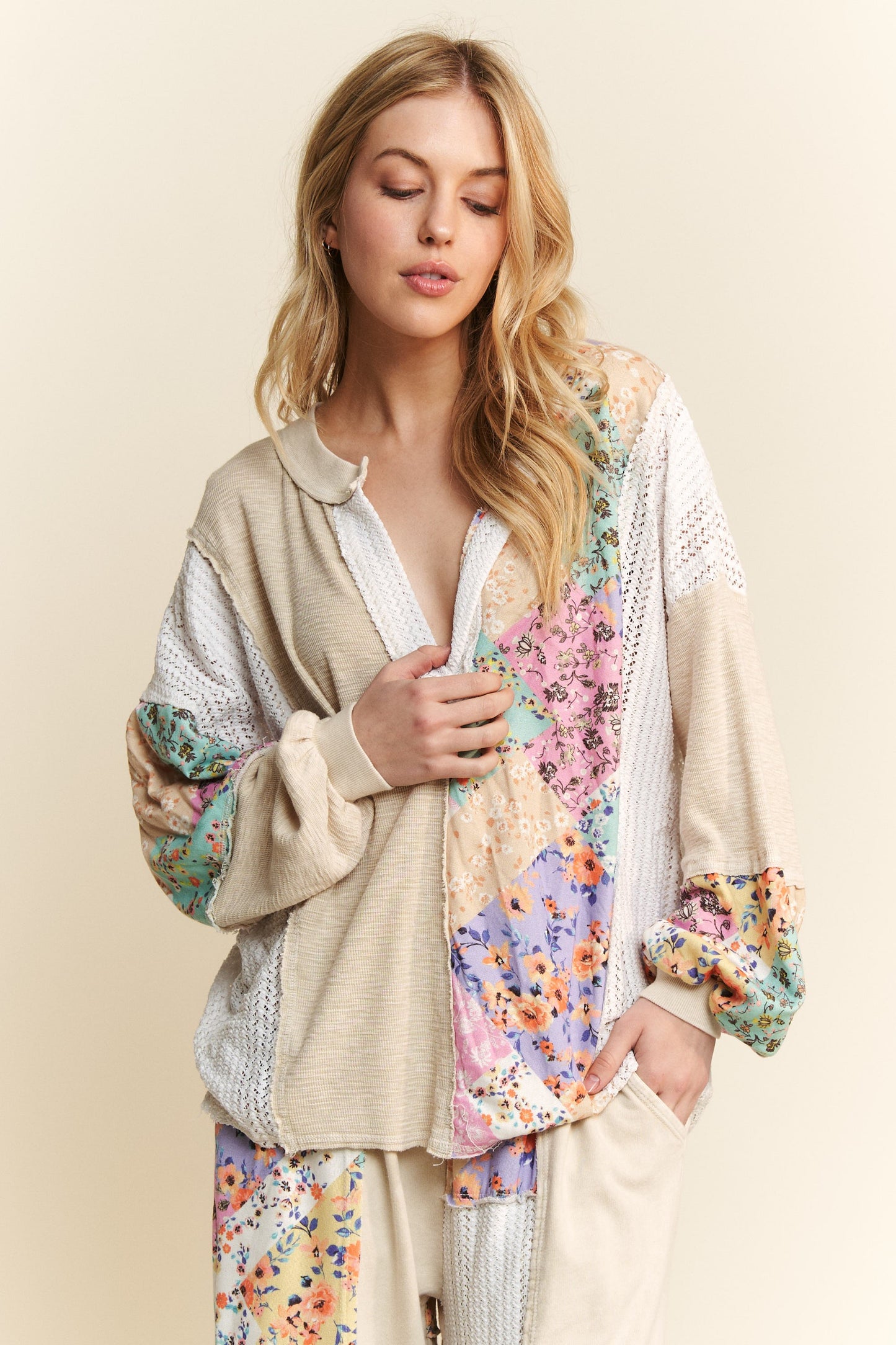 RUBY FLORAL BOHO TOP