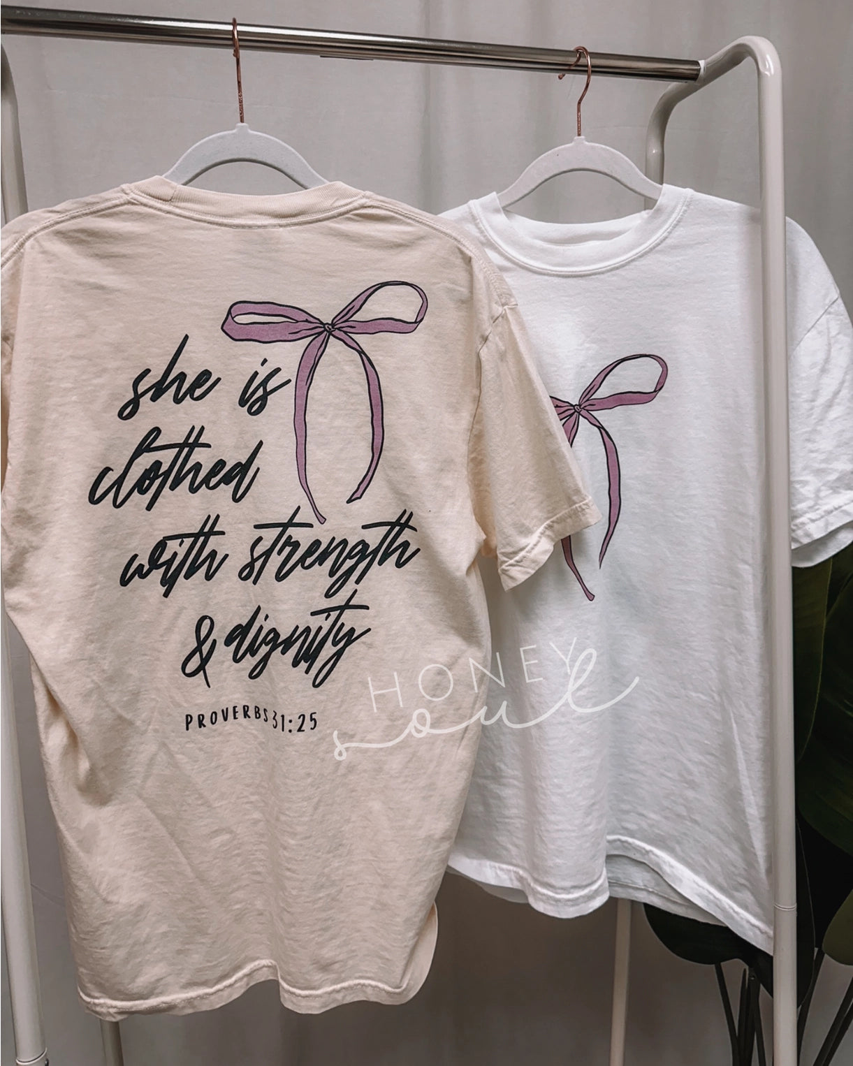 SHE IS CLOTHED TEE