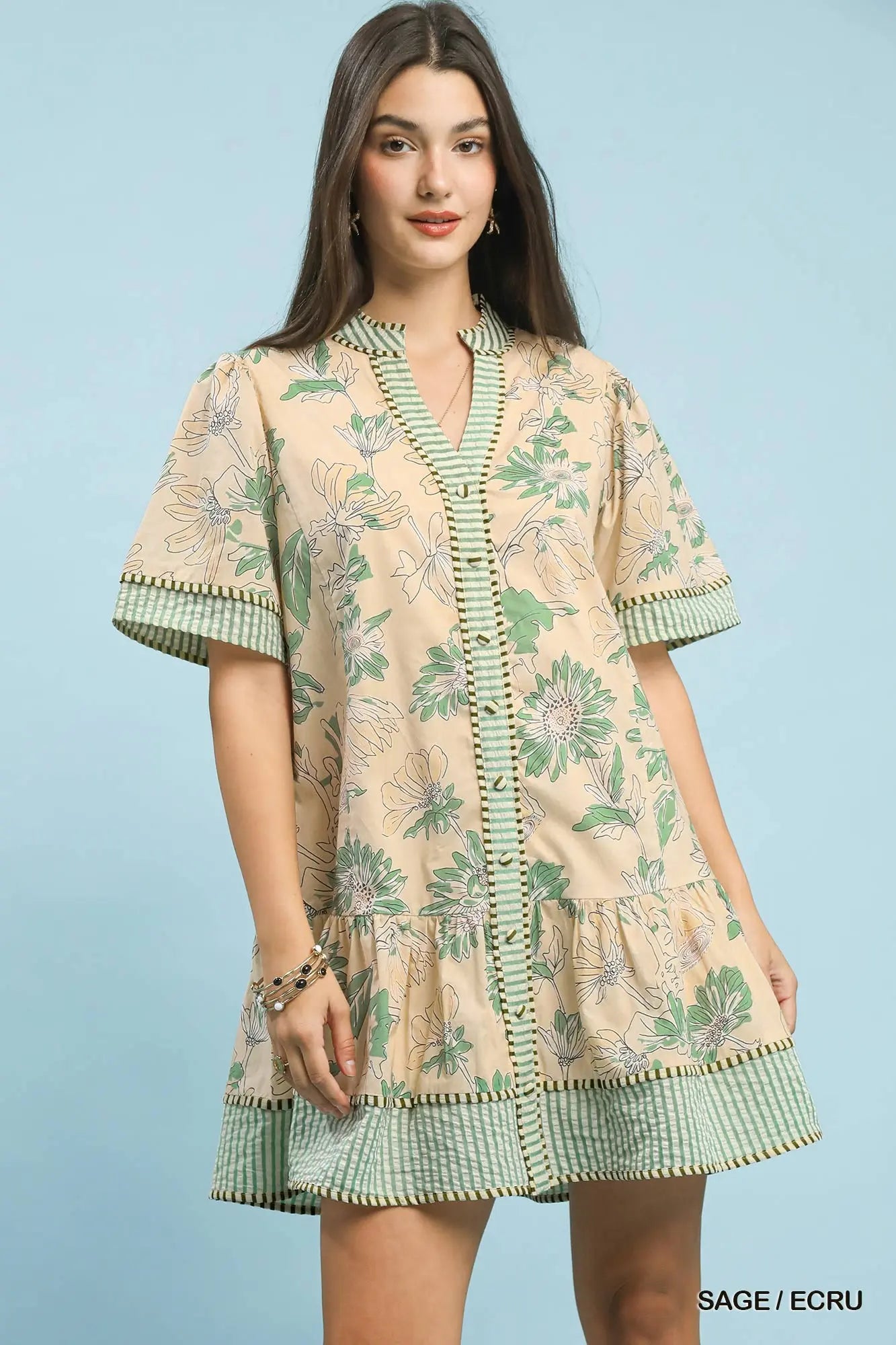 BOTANICAL DRESS **REGULAR AND CURVY**