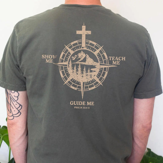 MEN'S GUIDE ME SHOW ME TEACH ME TEE