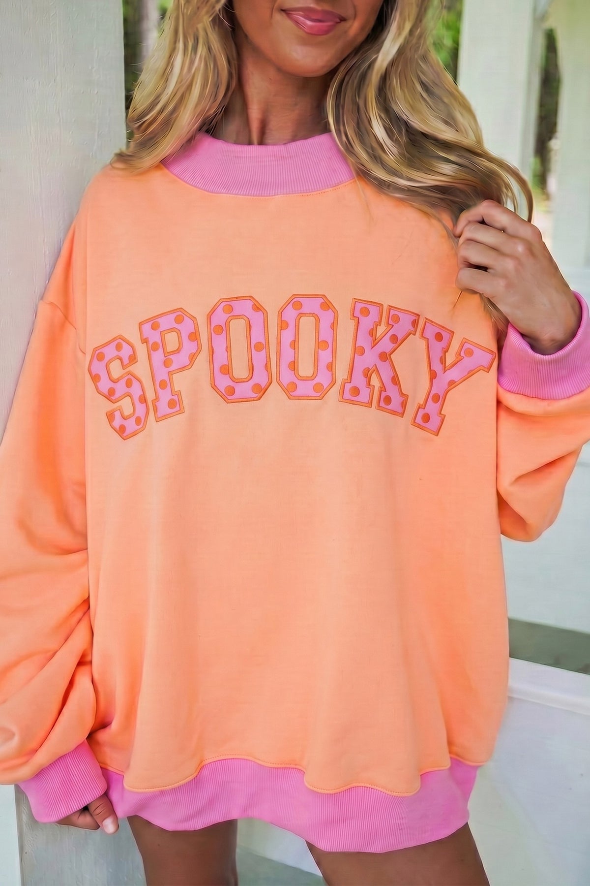SPOOKY MOCK NECK TUNIC